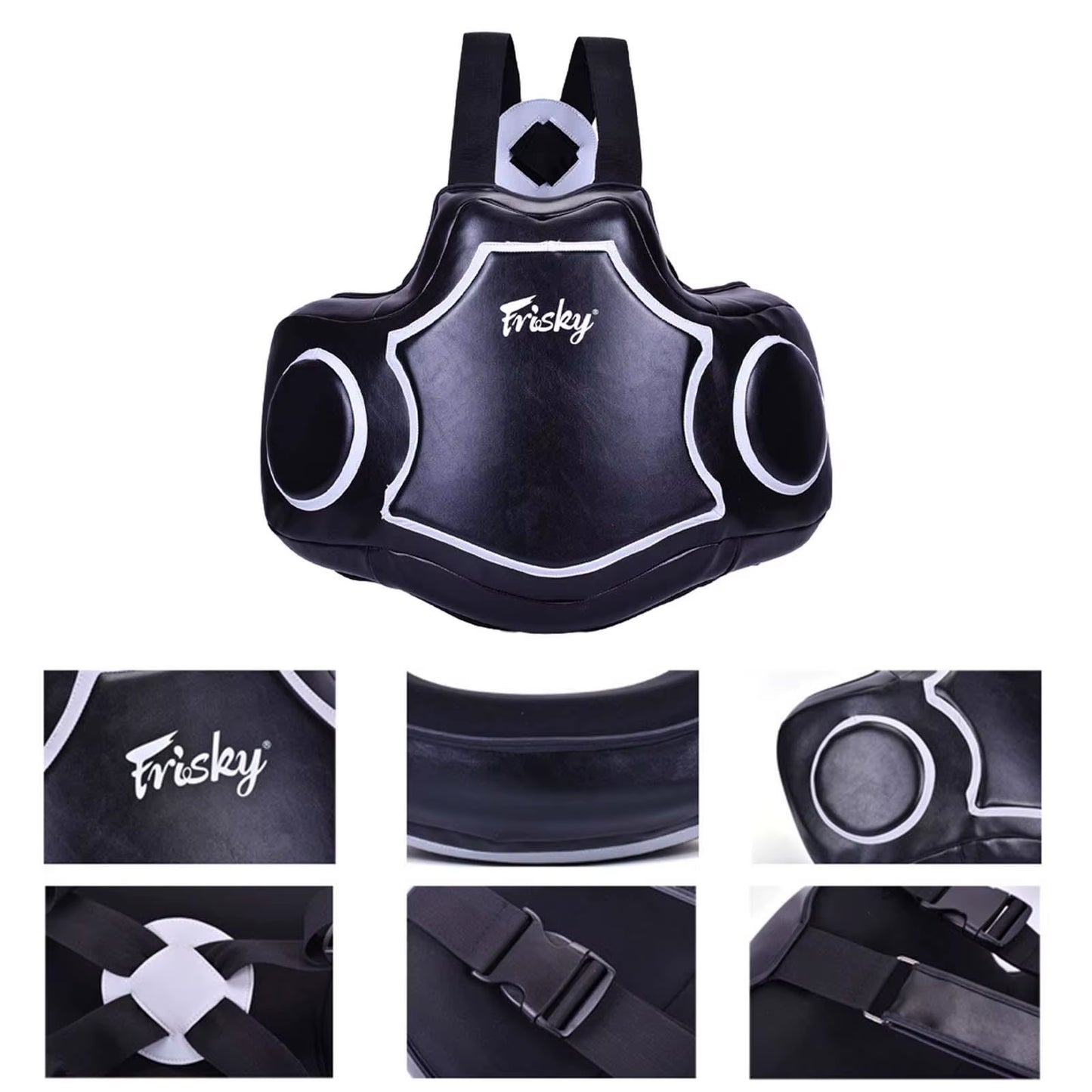 Professional Boxing Body Protector Thickened Combat Chest Protector for Mma Kickboxing Sparring Martial Arts Kickboxing Sanda