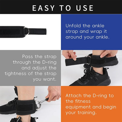 Fitness Ankle Buckle, Leg Training, Hip Training Device, Ankle Loop, Leg Binding Strap, Gantry, Ankle Buckle Training Device